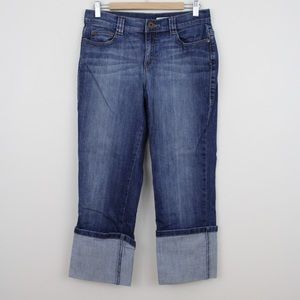 DKNY Light Wash Mid-Rise Denim Soho Bootcut Jeans
